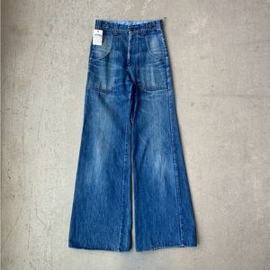 Vintage 70's Flared Denim Pants
